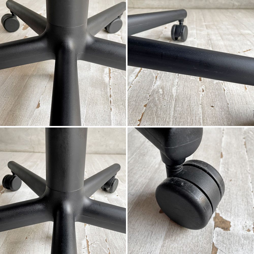 ヴィトラ vitra ルーキー Rookie デスクチェア キャスターチェア コンスタンチン・グルチッチ ダークグレー シンプルデザイン 定価￥78,100- ♪