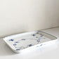 ロイヤルコペンハーゲン ROYAL COPENHAGEN ブルーフルーテッド Blue Fluted ジャパニーズ Japanese スクエアプレート 平皿 角皿 w22cm デンマーク製 北欧 廃番 B ■