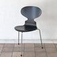 フリッツハンセン Fritz Hansen アントチェア アリンコチェア 3本脚 カラードアッシュ ブラック アルネ・ヤコブセン デンマーク 北欧家具 ◇