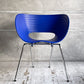 ヴィトラ vitra トムバック Tom Vac ダイニングチェア ロン・アラッド Ron Arad スタッキング ブルー 廃番 モダンデザイン ♪