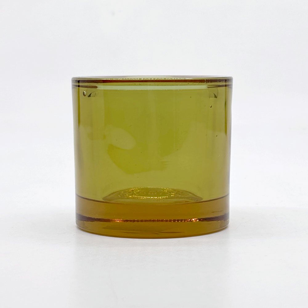 イッタラ iittala マリメッコ marimekko キビ kivi キャンドルホルダー ローズオリーブ 60mm ヘイッキ・オルヴォラ フィンランド 北欧雑貨 廃番カラー 箱付き A ●