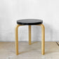 アルテック Artek Stool60 スツール 三本脚 80周年記念モデル ブラックラッカー アルヴァ・アアルト 北欧家具 ★