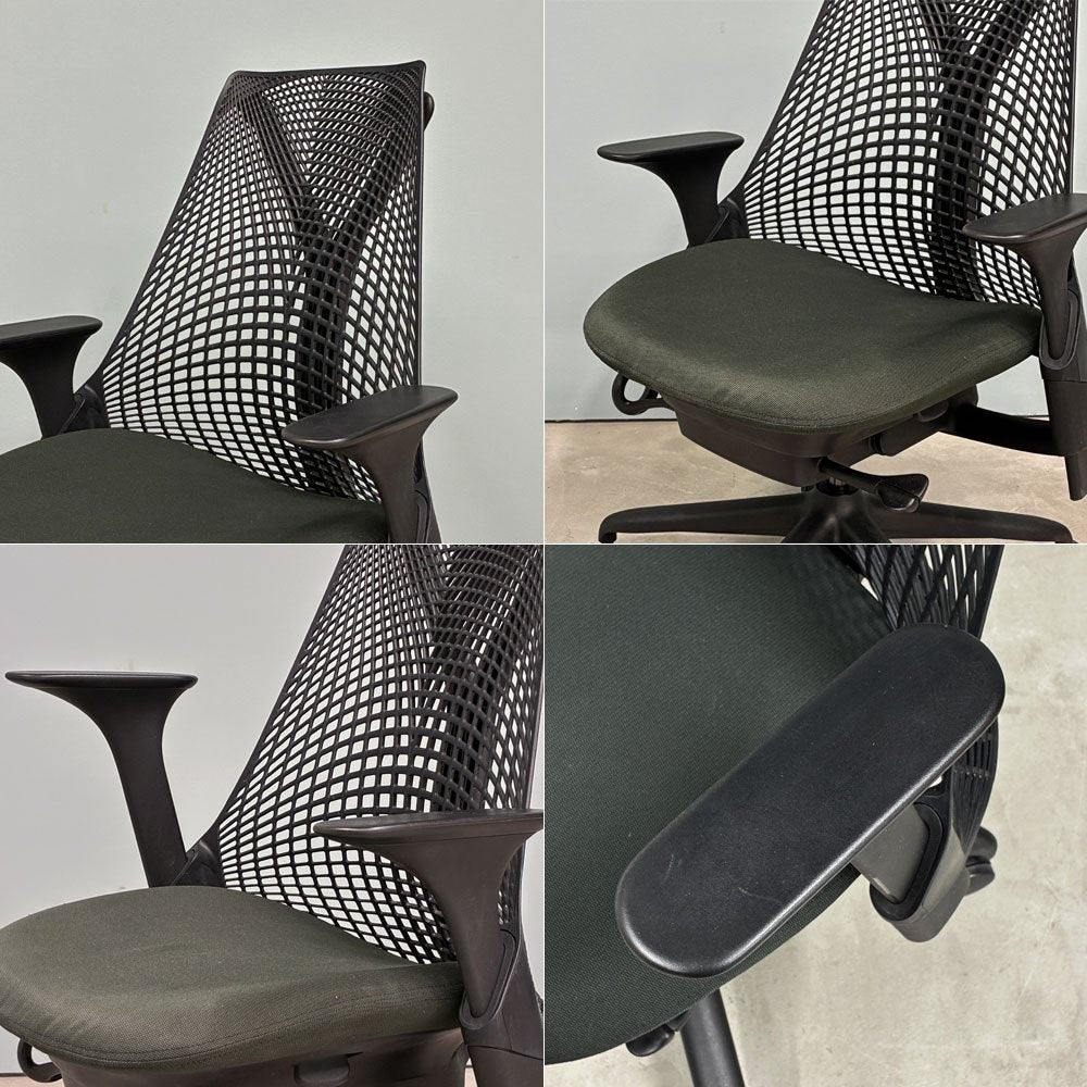 ハーマンミラー Herman Miller セイルチェア SAYL Chair デスクチェア 旧モデル イヴ・ベアール ブラック 2013年製 モダンデザイン ◎