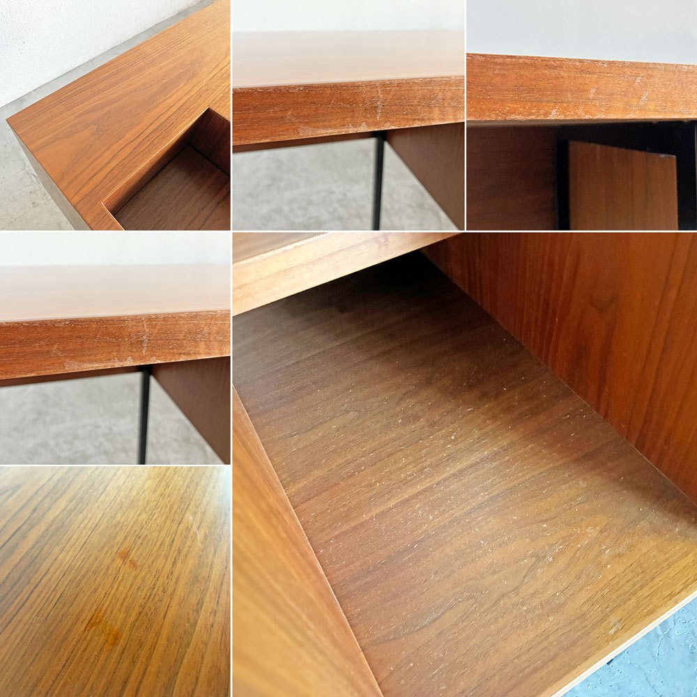 ランドスケーププロダクツ Landscape Products タイツ スタディデスク TIGHTS STUDY DESK ウォールナット材 抽斗2杯 W160cm モダンデザイン 参考定価￥253,000- 〓