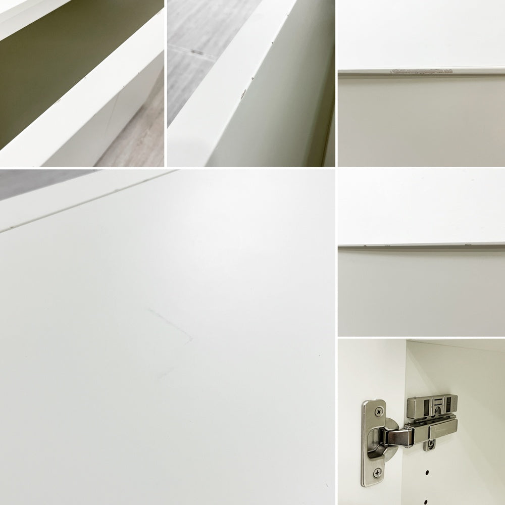 アルフレックス arflex コンダクター Conductor チェスト キャビネット ホワイト ドロップダウン扉 シンプルモダン ●