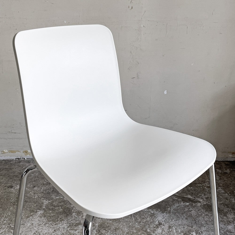 ヴィトラ vitra ハル チューブ HAL Tube サイドチェア ダイニングチェア ホワイト パウダーコート スチール脚 屋外使用可 ジャスパー・モリソン A ■
