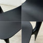 ヴィトラ Vitra ベルヴィルチェア Belleville Chair ダイニングチェア スタッキングチェア ディープブラック ロナン & エルワン・ブルレック A ●