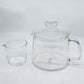 ショット・マインツ SCHOTT MAINZ イエナグラス ガラス ティーポット 蓋付 ドイツビンテージ ●