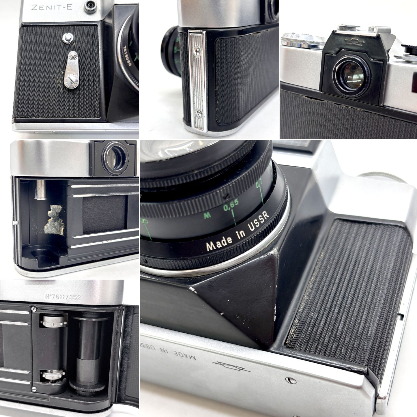 ゼニット ZENIT ゼニットE ZENIT-E 一眼レフカメラ 35mm ソビエト 旧ソ連 ロシア ビンテージ 現状品 ●