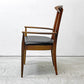 ブロイヒル Broyhill スカルプトラ Sculptra ダイニングチェア アームチェア ウォールナット USビンテージ vintage ミッドセンチュリー ●