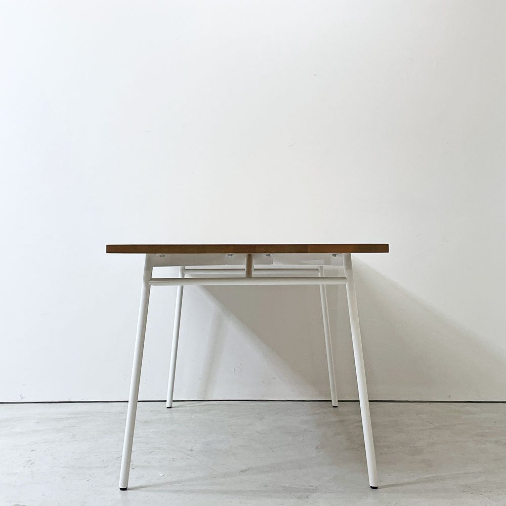 イデー IDEE マタン MATIN ダイニングテーブル オーク無垢材 スチールレッグ ナチュラル W140cm 澁谷一星 ●