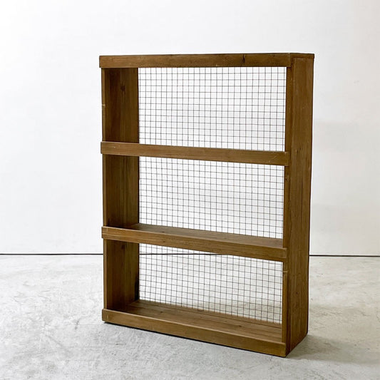 クラッシュゲート CRASH GATE ノットアンティークス Knot antiques パレット PALLET オープンシェルフ 3段 杉古材 スチールメッシュ インダストリアル 工業系 ●