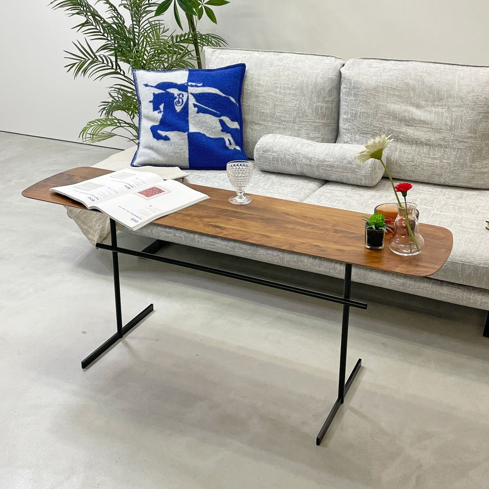 リーンロゼ ligne roset ロゼプラド ROSETPRADO ソファテーブル ウォールナット W132cm クリスチャン・ウェルネール ●