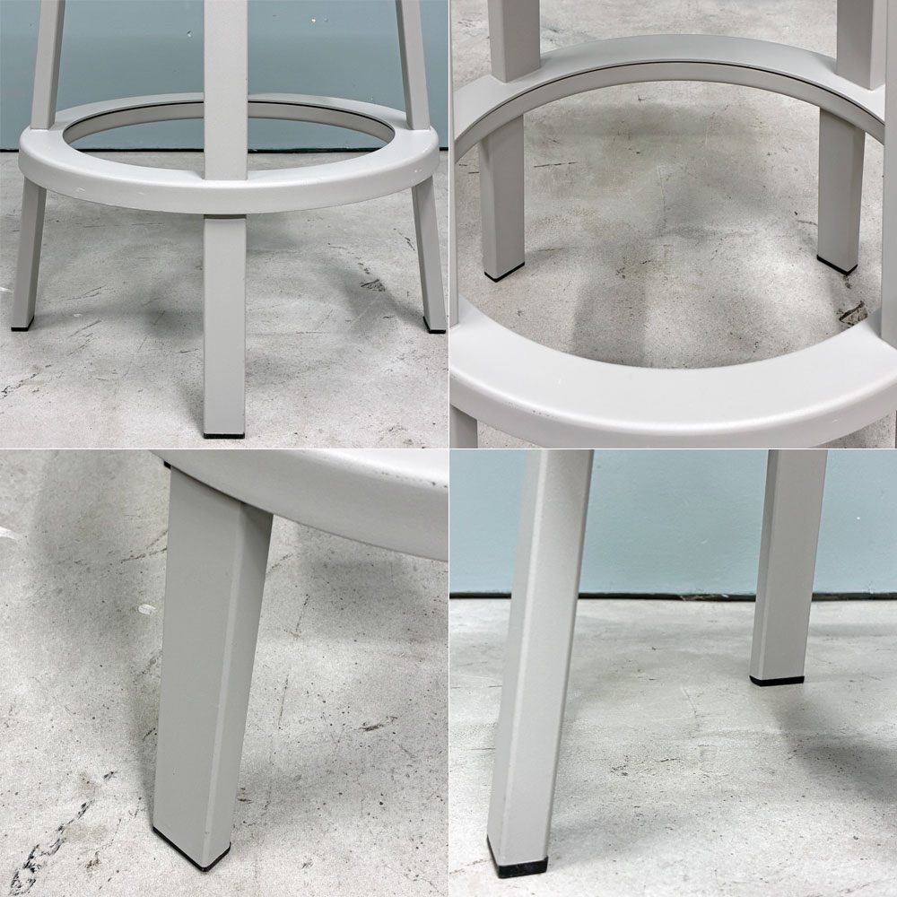 ヘイ HAY リボルバー バースツール ロー REVOLVER BAR STOOL LOW H65cm スカイグレー 回転式座面 レオン・ランズメイヤー デンマーク A ◎