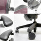 ハーマンミラー Herman Miller アーロンチェア Bサイズ ランバーサポート フル装備 グラファイトベース パープル系 ビル・スタンフ ＆ ドン・チャドウィック ●