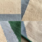 ザ・コンランショップ THE CONRAN SHOP ツーラ TUULA RUG ラグマット ライトブルー×グリーン×アイボリー マルチ ストライプ柄 ウール×コットン×ポリエステル 手織り デザインラグ 170x240cm ■