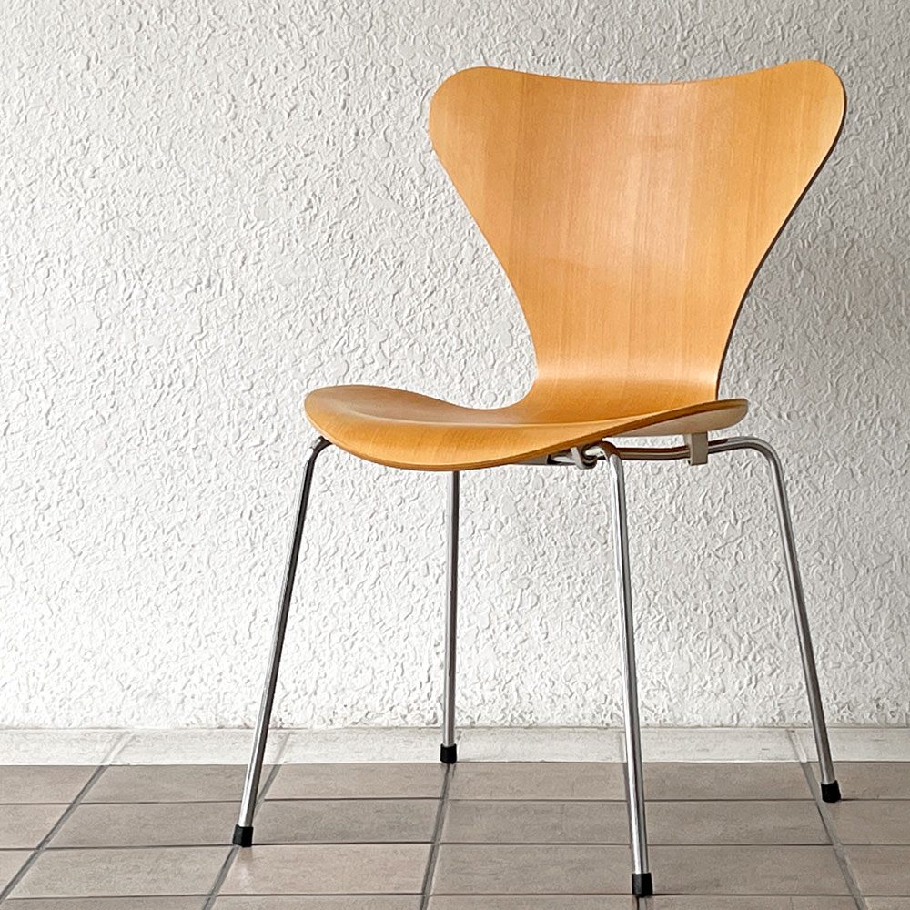フリッツハンセン Fritz Hansen セブンチェア Seven Chair アルネヤコブセン Arne Jacobsen ナチュラル ビーチ材 北欧家具 A ◇