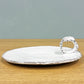 JBAdeV/Jean Baptiste Astierde Villatte 別注ソーサー Feuilles soucoupe a anse アスティエ・ド・ヴィラット ASTIER de VILLATTE 陶器 フランス A ◎