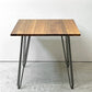 ガルト GART 1290 TABLE ダイニングテーブル カフェテーブル エルム古材×アイアン 幅80cm インダストリアルデザイン 工業系 ●
