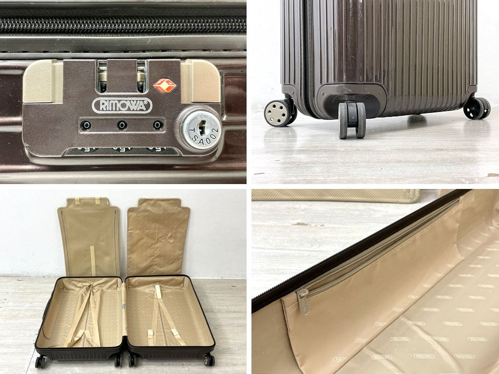 リモワ RIMOWA サルサ デラックス SALSA DELUXE スーツケース キャリーバッグ マルチホイール 87L 4輪 軽量 TSAロック ●