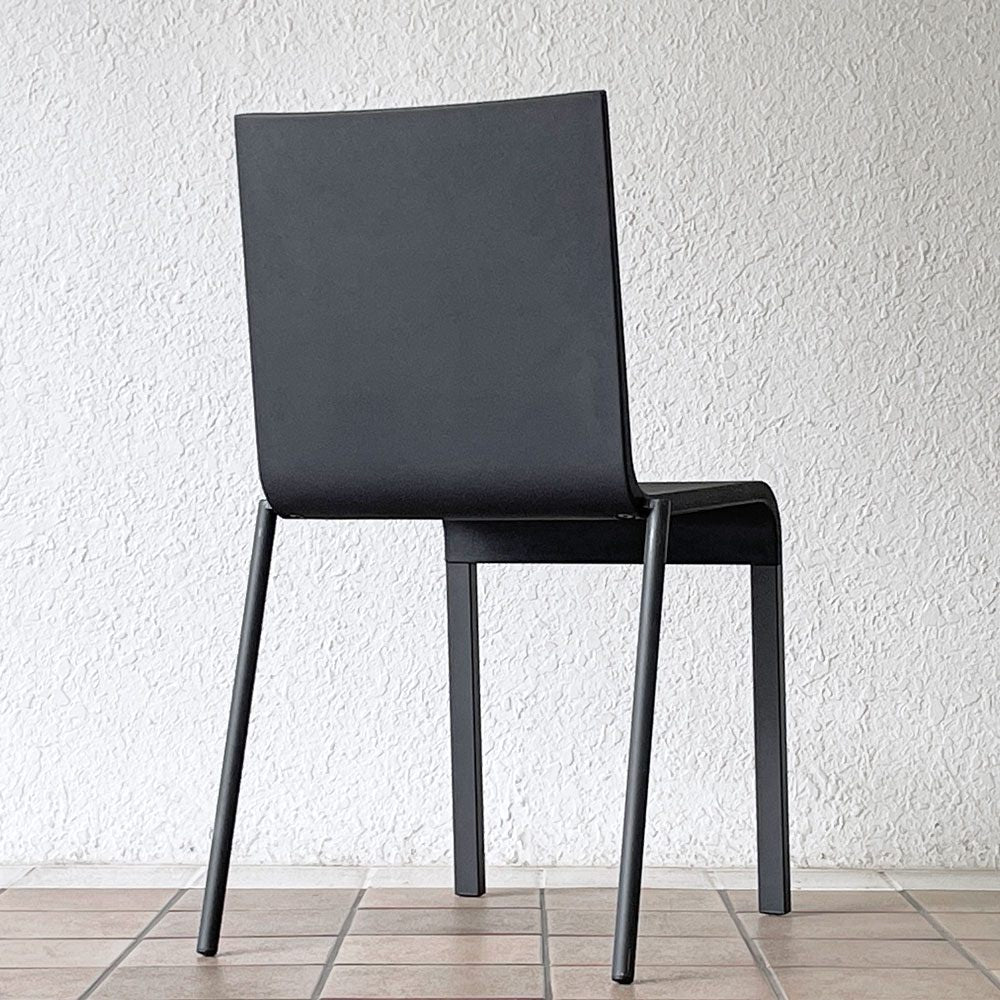ヴィトラ vitra. ゼロスリー .03 ダイニングチェア スタッキングチェア マールテン・ヴァン・セーヴェレン Maarten Van Severen ブラック B ◇