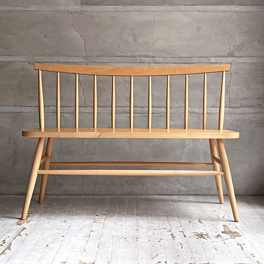 モモナチュラル MoMo natural マレ ST ベンチ  MARE ST BENCH アルダー材 ナチュラル カントリースタイル 定価 44,000- ♪