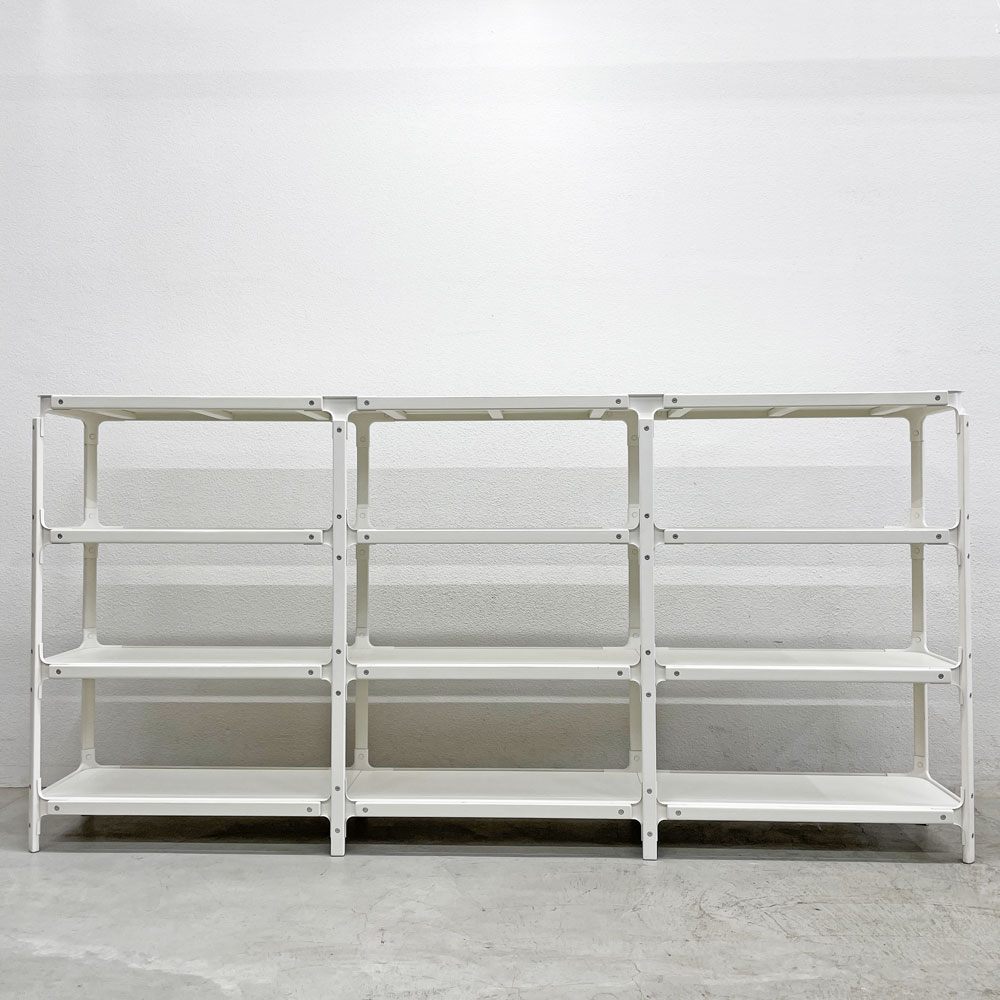 マジス MAGIS スティールウッド シェルビングシステム Steelwood Shelving System オープンシェルフ 3列3段 ホワイト ロナン＆エルワン・ブルレック 〓