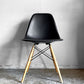 ハーマンミラー Herman Miller × ヴィトラ vitra サイドシェルチェア ブラック ポリプロピレン ダウェルベース C&R イームズ ミッドセンチュリー ■