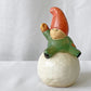 グスタフスベリ GUSTAVSBERG リサラーソン Lisa Larson トムテウィズスノーボール Tomte with Snoeball サンタオブジェ スウェーデン 北欧雑貨 ◇