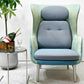 フリッツハンセン Fritz Hansen ロオチェア RO JH1 ラウンジチェア ファブリック Faded Denim Blue アルミベース ハイメ・アジョン 現行定価￥526,680以上 ●