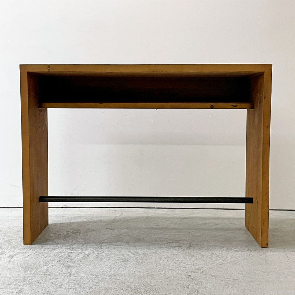 クラッシュゲート CRASH GATE ノットアンティークス knot antiques ヴォッカ VOCCA カウンターテーブル W120cm パイン古材 スチール インダストリアル ●