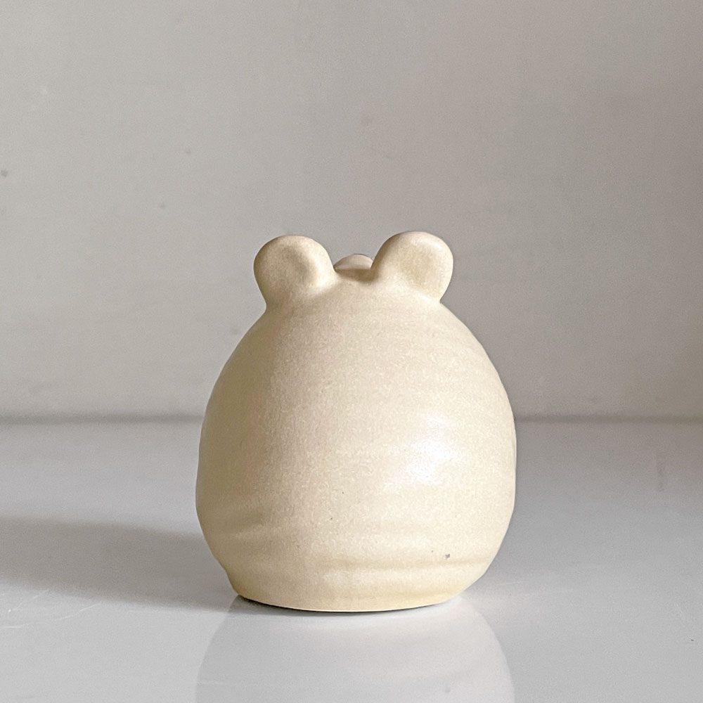 リサラーソン Lisa Larson 3匹のねずみ ホワイト 陶器 フィギュリン オブジェ Keramik Studion Gustavsberg スウェーデン 北欧雑貨 ■