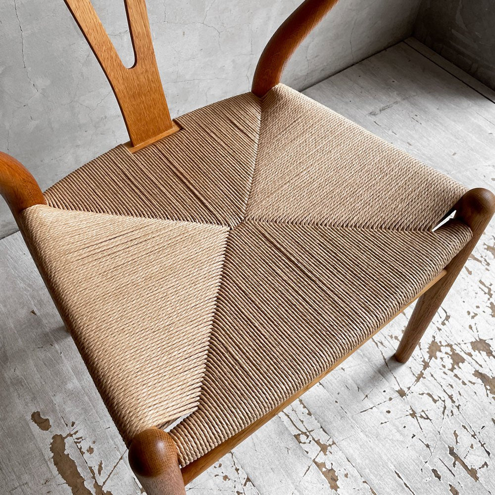 カールハンセン＆サン Carl Hansen & Son CH24 Yチェア オイルフィニッシュ オーク材 ハンス・J・ウェグナー デンマーク ペーパーコード張替済 日本仕様サイズ ♪
