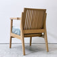 ダブルティー WTW アペルト チェア APERTO CHAIR NT アームチェア ラウンジチェア 1Pソファ アッシュ材 デニム地 西海岸 ウエストコースト ●