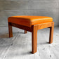 ナガノインテリア NAGANO INTERIOR リアル REAL ツムギ スツール tsumugi stool オットマン ウォールナット無垢材 本革 レザー ♪