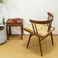 桜製作所 グラスシートチェア GRASS SEATED CHAIR  アームチェア ウォールナット無垢材 い草 ジョージ・ナカシマ George Nakashima 焼印有 ●