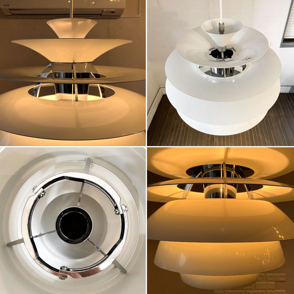 ルイスポールセン Louis Poulsen スノーボール PH Snowball ペンダントライト ホワイト ポール・ヘニングセン デンマーク 北欧照明 定価￥429,000- ◎