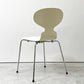 フリッツハンセン Fritz Hansen アントチェア ANT CHAIR アリンコチェア 4本脚 ホワイト ラッカー アルネ・ヤコブセン デンマーク 北欧家具 B ●