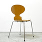 フリッツハンセン Fritz Hansen アントチェア 4本脚 ナチュラルビーチ ラッカー アルネ・ヤコブセン 北欧家具 K ●