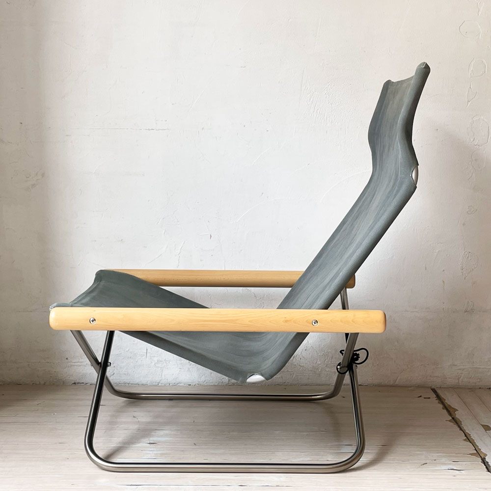 ニーチェア エックス Ny chair X フォールディングチェア グレー 折畳チェア 新居 猛 MoMA ★