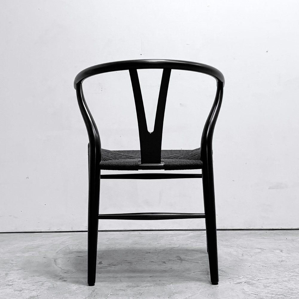 カールハンセン＆サン Carl Hansen & Son CH24 Yチェア ブラックラッカー×ブラックペーパーコード ビーチ材 ハンス・J・ウェグナー デンマーク 北欧家具 日本仕様サイズ ●