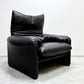カッシーナイクスシー Cassina ixc マラルンガ MARALUNGA 675-1Pソファ 本革 ヴィコ・マジストレッティ 定価約￥1,144,000- ●