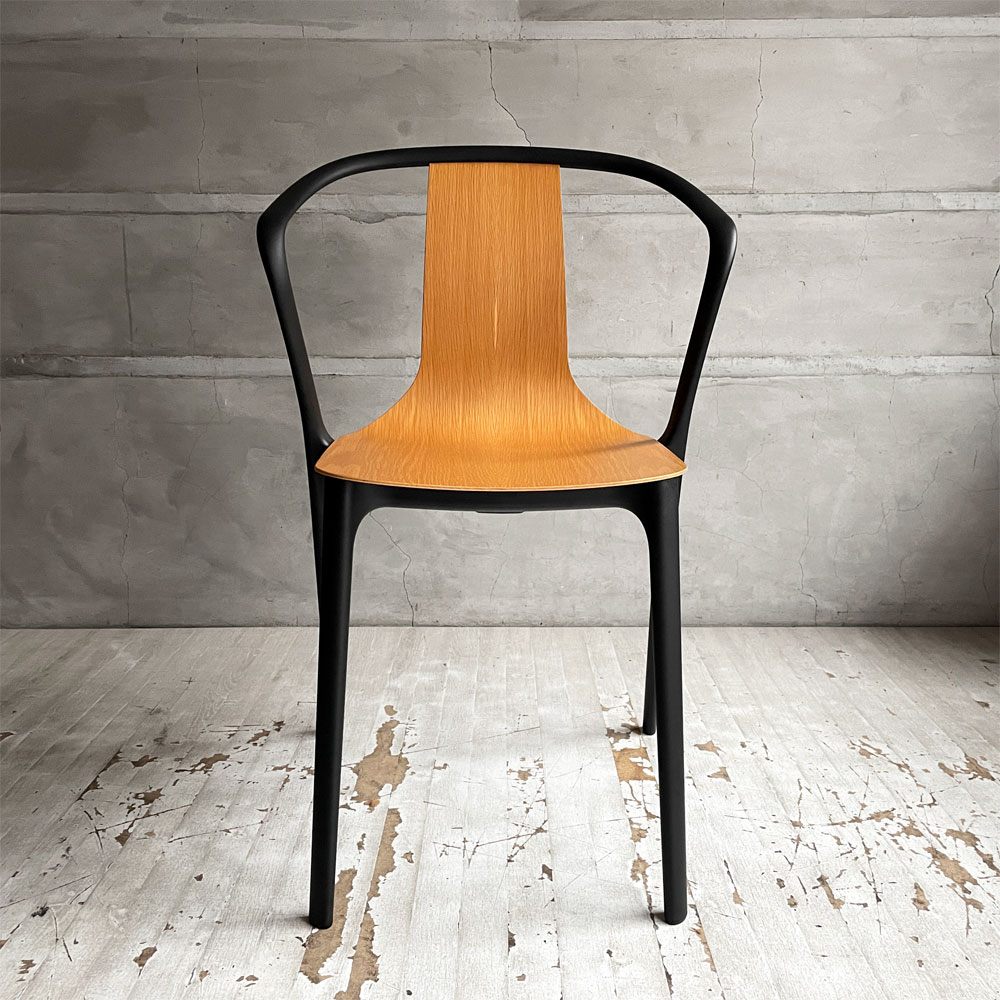 ヴィトラ Vitra ベルヴィル Belleville アームチェア ダイニングチェア スタッキングチェア ナチュラルオーク ロナン & エルワン・ブルレック ♪