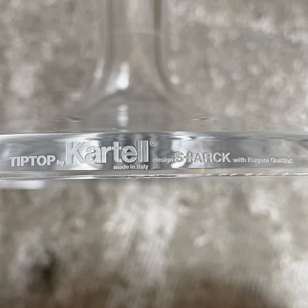 カルテル Kartell ティップトップ TIPTOP サイドテーブル ブラック PMMA フィリップ・スタルク Philippe Starck イタリア ■