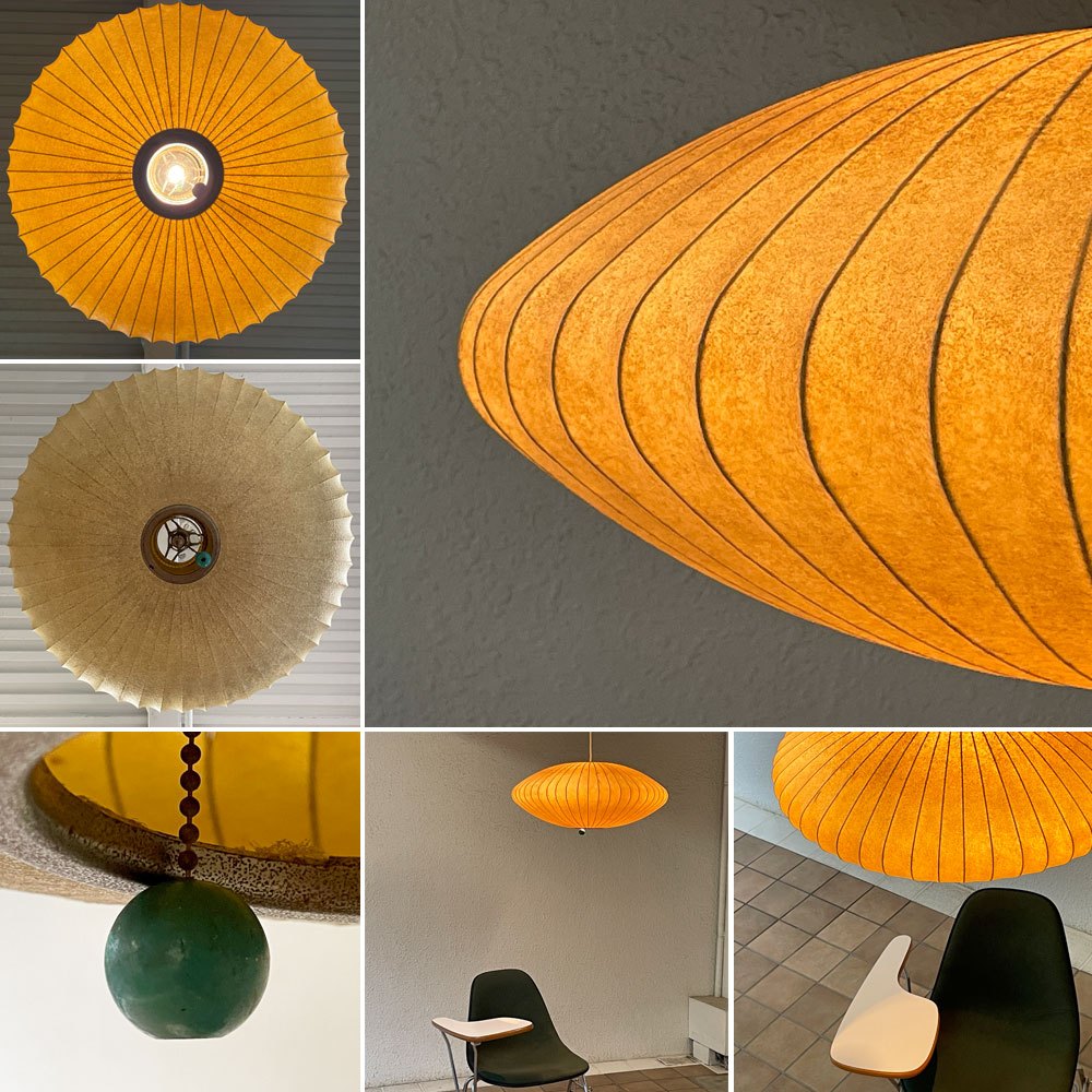 ハワードミラー Howard Miller バブルランプ Bubble Lamp ソーサー Sorcer ペンダントライト ミディアム プルスイッチ ビンテージ ジョージネルソン 希少 ◇