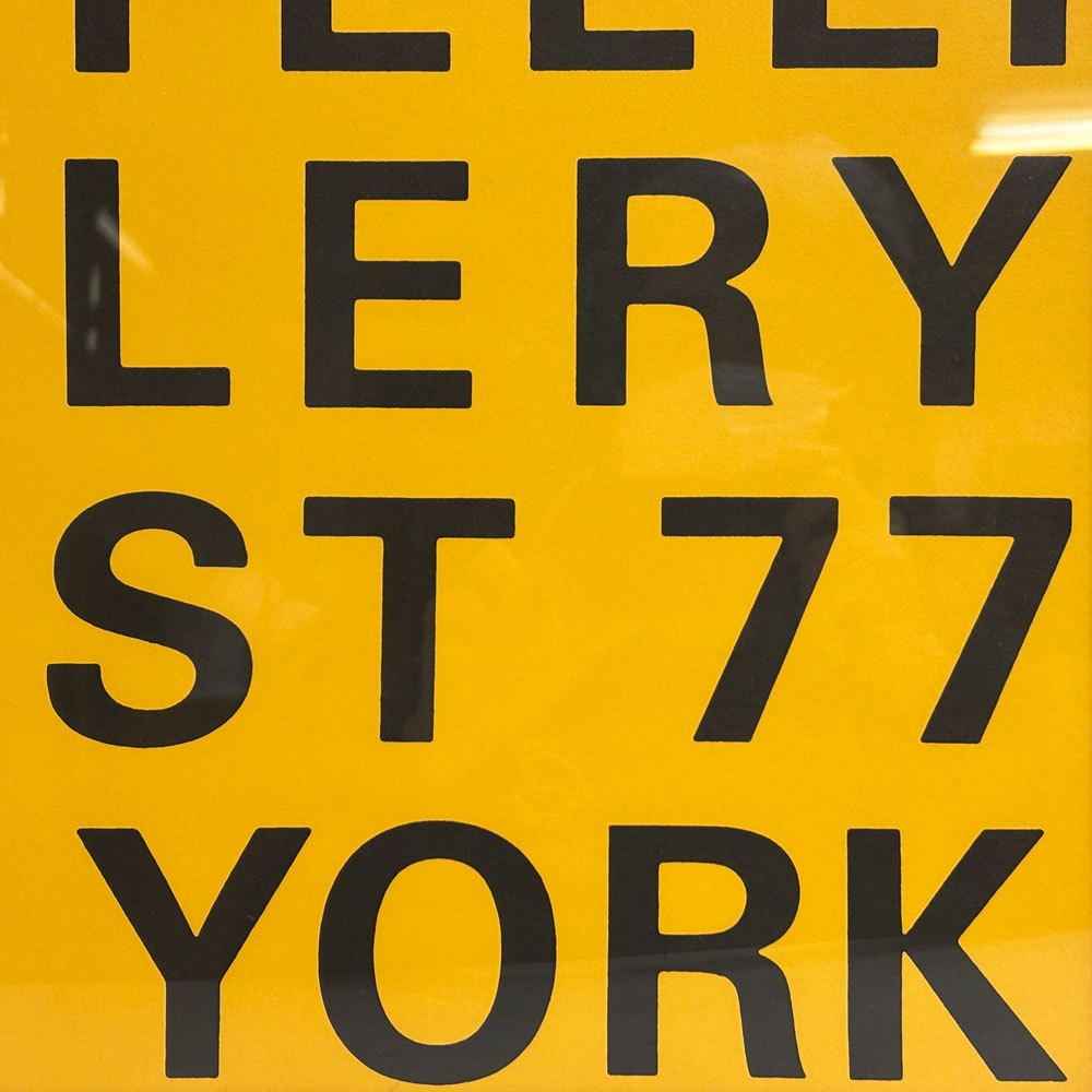 ドナルド・ジャッド Donald Judd 展覧会ポスター レオ・キャステリ・ギャラリー LEO CASTELLI GALLERY 1966年 アメリカ ミニマルアート 現代美術 額装品 ●