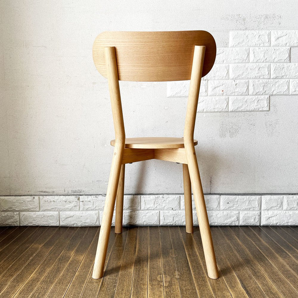 カリモクニュースタンダード KARIMOKU NEW STANDARD キャストールチェア CASTOR CHAIR ダイニングチェア PURE OAK 板座 スタッキング BIG-GAME A ◎