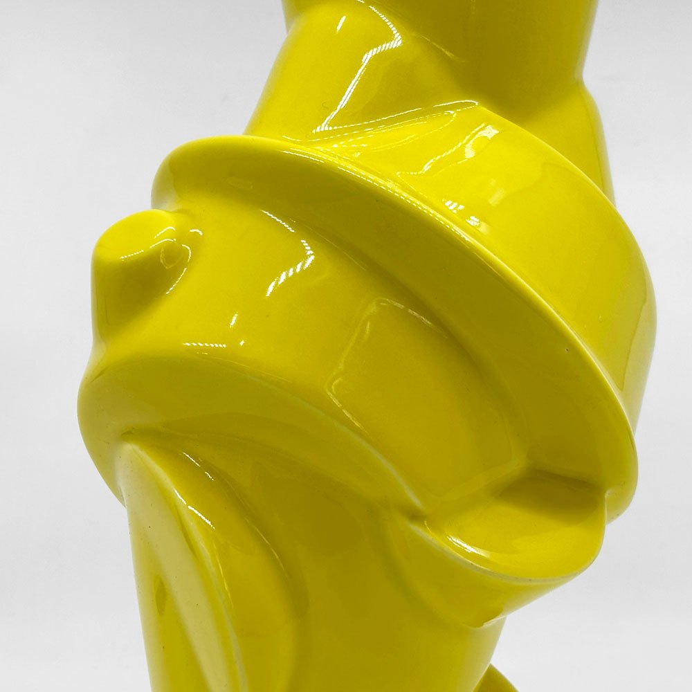 ムート MUUTO フラワーベース CLOSELY SEPARATED 花瓶 オブジェ イエロー H27cm 北欧 デンマーク ●