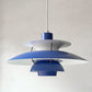 ルイスポールセン Louis Poulsen PH5プラス PH5 plus ペンダントライト ブルー ポール・ヘニングセン Poul Henningsen デンマーク 名作照明 廃盤カラー ★