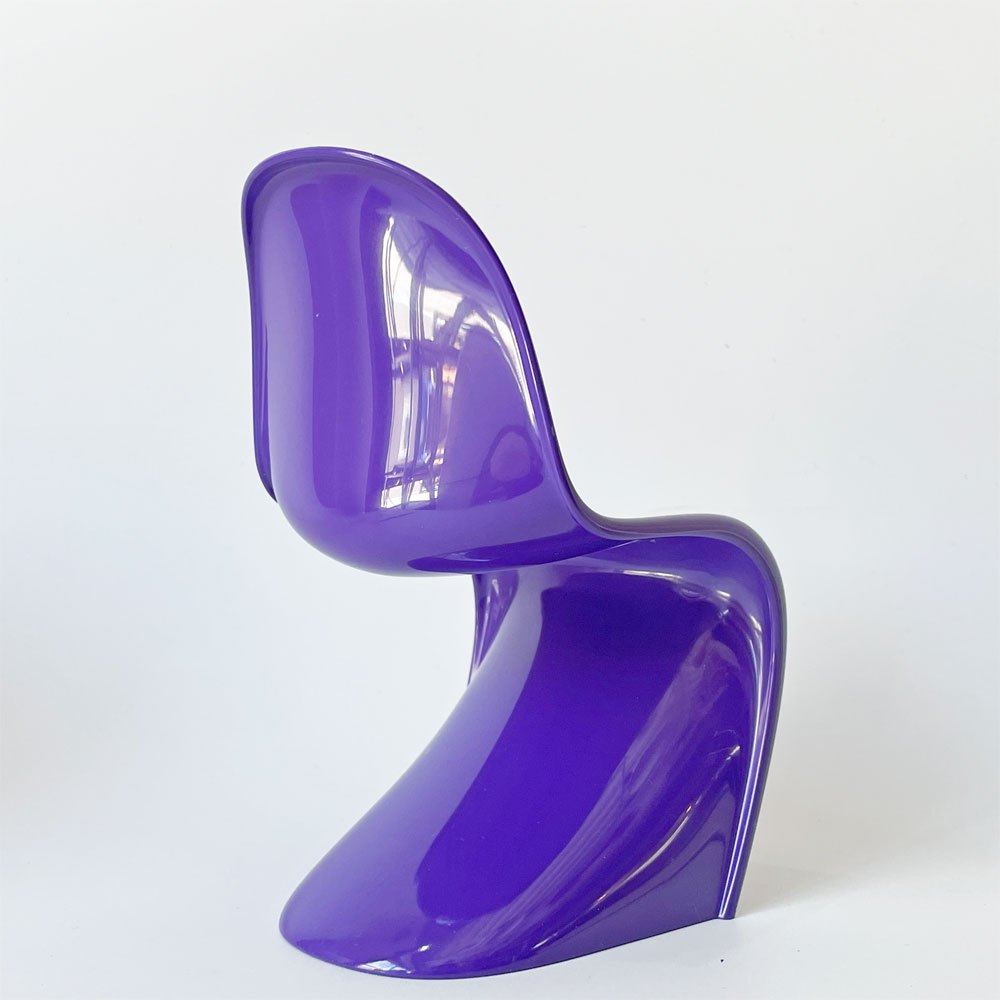 ヴィトラ デザインミュージアム Vitra Design Museum ミニチュアコレクション パントンチェア 1/6スケール 限定カラー パープル 箱付き ★